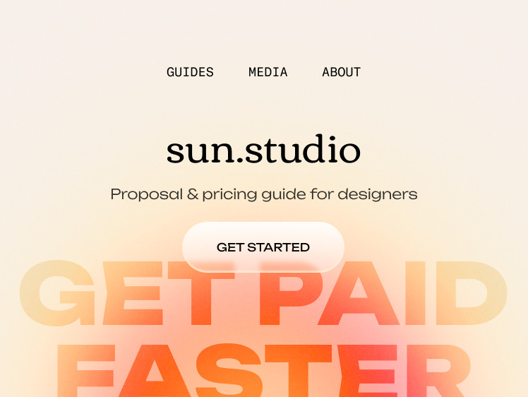 Sun Studio app screenshot